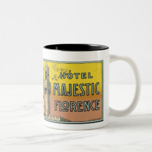 Hotel Majestic Florence Two-Tone Coffee Mug