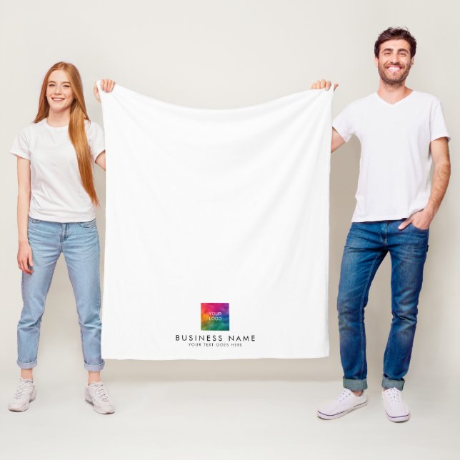 Hotel Motel Hostel Guest House Logo Here Template Fleece Blanket (In Situ)