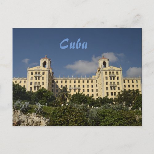 Hotel Nacional in Havana Cuba Postcard