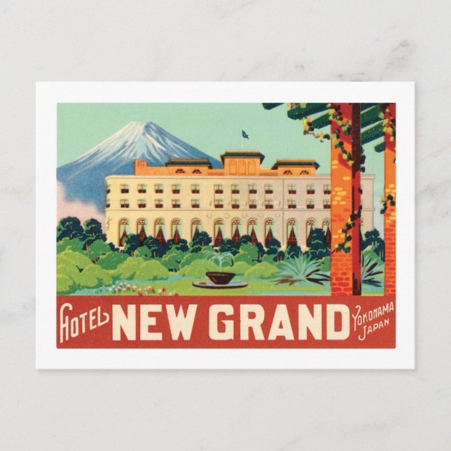 Hotel New Grand, Yokohama Japan Postcard (Front)
