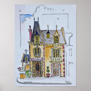 Hotel Normandy   Cobourg, France Poster