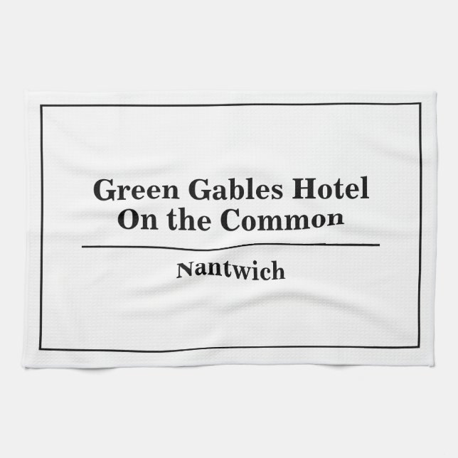 Hotel or Restaurant Name Kitchen Towel (Horizontal)
