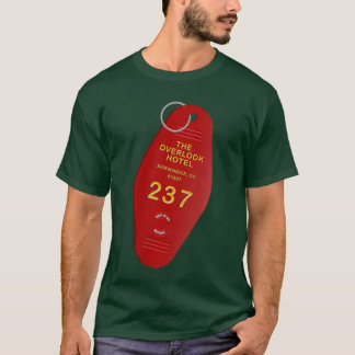 Hotel Overlook Room 237 Key Fob Horror Gift Premiu T-Shirt
