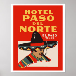 Hotel Paso del Norte (El Paso - Texas) Poster