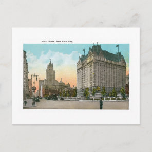 Hotel Plaza, New York City Postcard