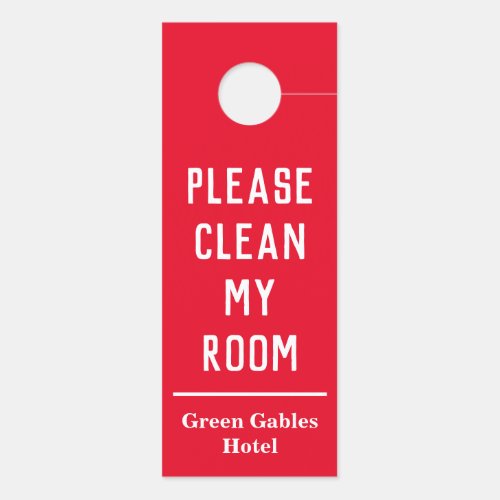 Hotel Please Do Not Disturb Door Hanger