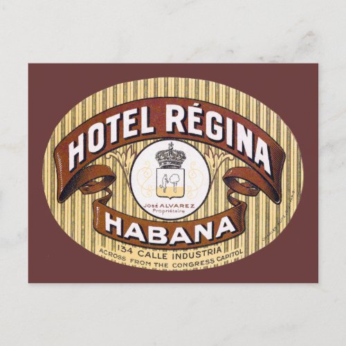 Hotel Regina Habana Cuba Postcard