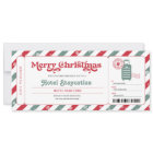 Hotel Reservation Stay Christmas Gift Voucher