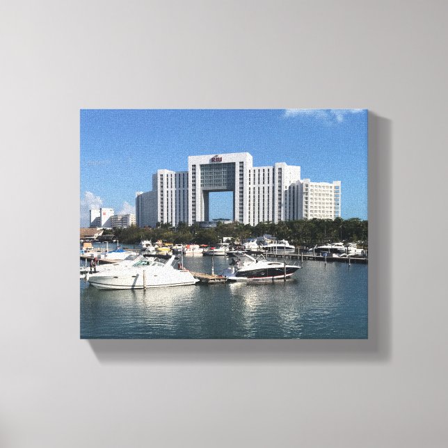 Hotel Riu Palace Cancun, Mexico #1-2 Canvas Print (Front)