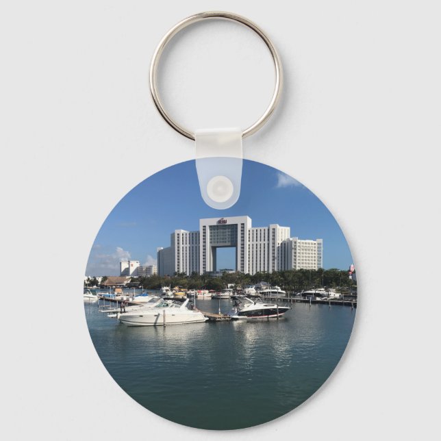 Hotel Riu Palace Cancun, Mexico Keychain (Front)