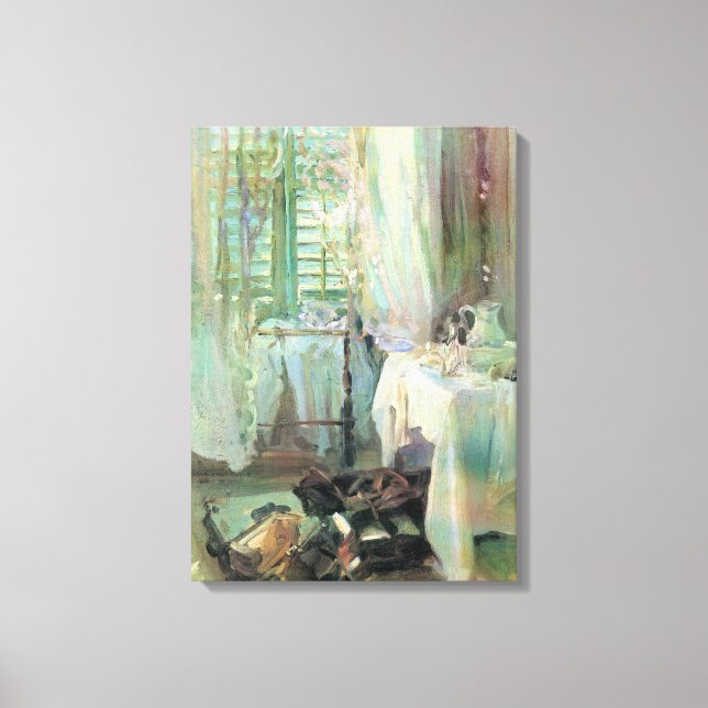 Hotel Room by John Singer Sargent Canvas Print (Front)