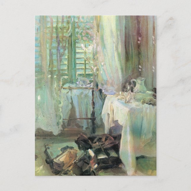 Hotel Room by John Singer Sargent Postcard (Front)
