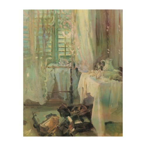 Hotel Room by John Singer Sargent Wood Wall Decor