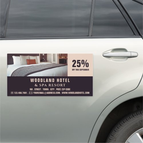 Hotel Room Hotel Accommodation Advertising Car Magnet