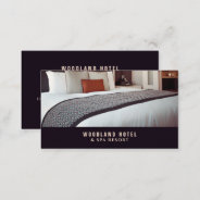 Hotel Room, Hotel Accommodation Business Card at Zazzle
