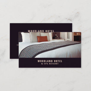 Hotel Room, Hotel Accommodation Business Card