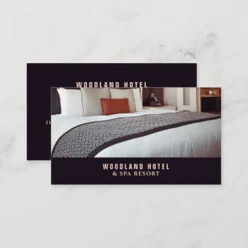 Hotel Room  Hotel Accommodation Business Card by TheBusinessCardStore at Zazzle