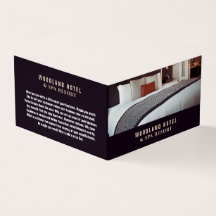 Hotel Room, Hotel Accommodation Detailed Business Card