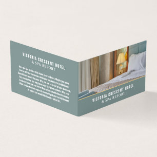Hotel Room, Hotel Accommodation Detailed Business Card