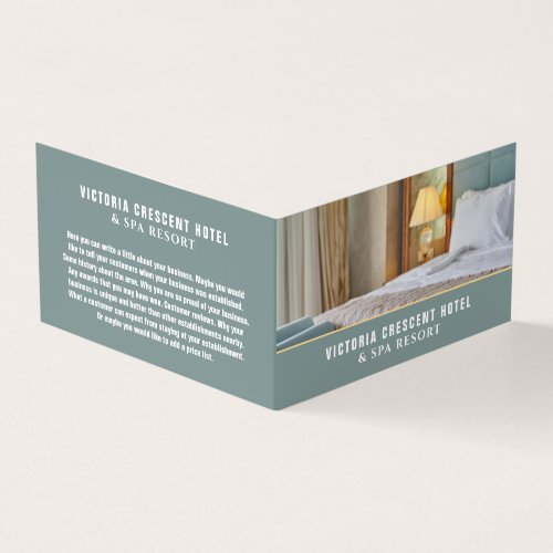 Hotel Room Hotel Accommodation Detailed Business Card