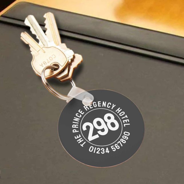 Hotel Room Key Fob with Room Number (Creator Uploaded)