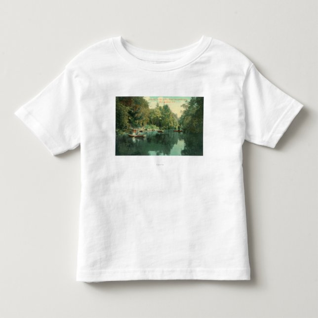 Hotel Rowardennan Guests Boating on the Lake Toddler T-shirt (Front)