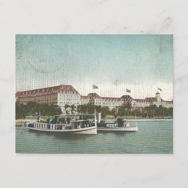 Hotel Royal Poinciana. Palm Beach, Florida 1920 Postcard (Front)