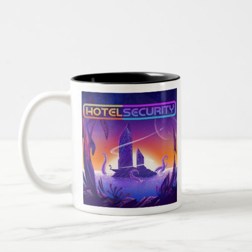 Hotel Security Album Cover Two_Tone Coffee Mug