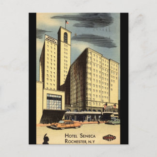 Hotel Seneca, Rochester NY Vintage Postcard