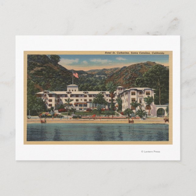 Hotel St. Catherine in Santa Catalina, Californi Postcard (Front)