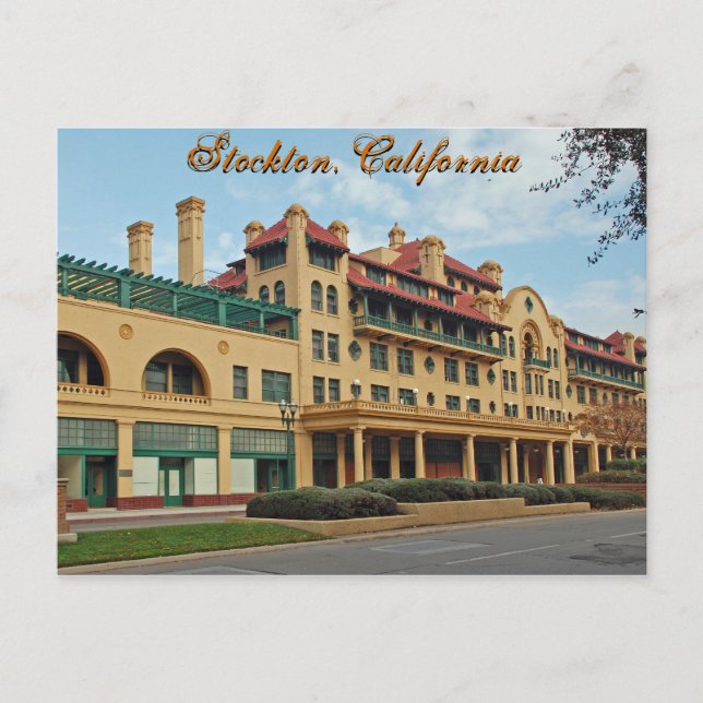 Hotel Stockton Postcard (Front)