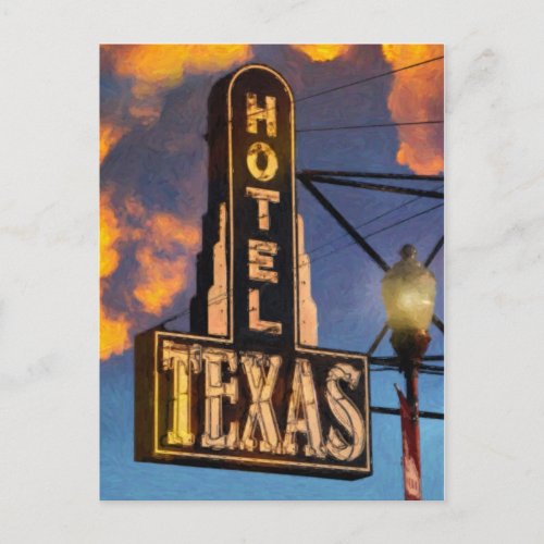 Hotel Texas Postcard