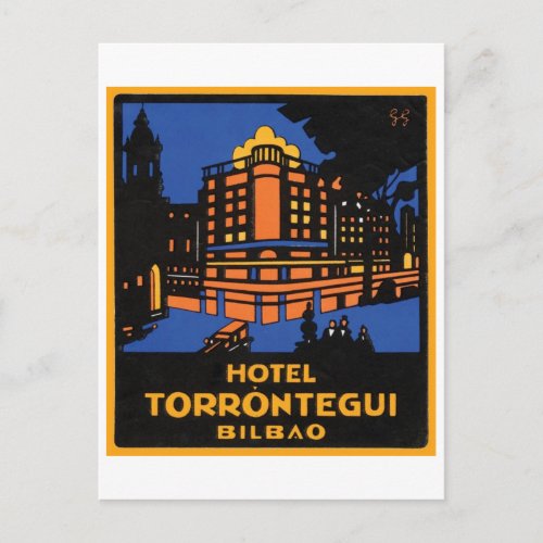 Hotel Torrontegui Bilbao Postcard