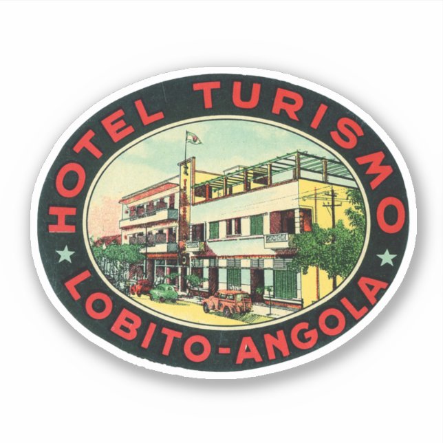 Hotel Turismo Lobito Angola Sticker (Front)