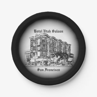 Hotel Utah Saloon Paper Plates