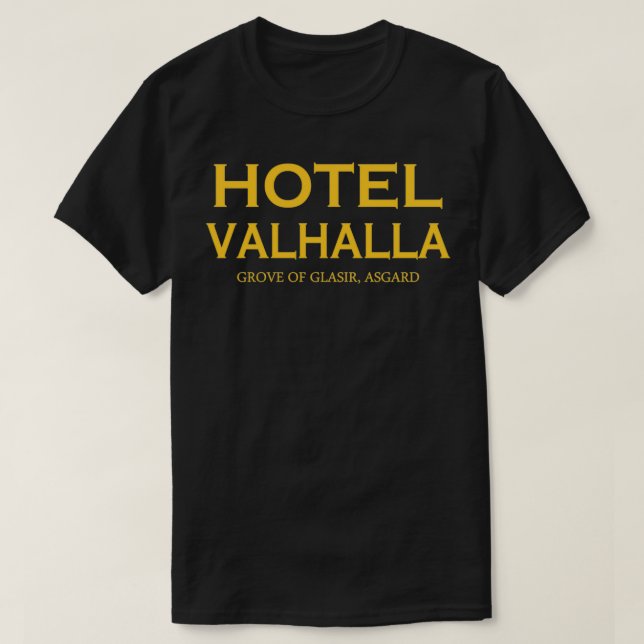 Hotel Valhalla T-Shirt (Design Front)