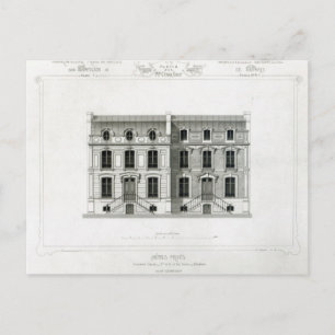 Hotels Prives, 10 & 12 Rue Balzac, Paris Postcard