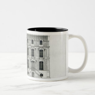 Hotels Prives, 10 & 12 Rue Balzac, Paris Two-Tone Coffee Mug