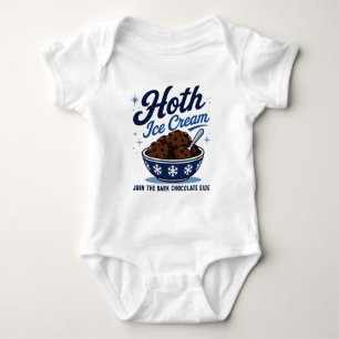Hoth Ice Cream Dark Chocolate Funny Baby Bodysuit