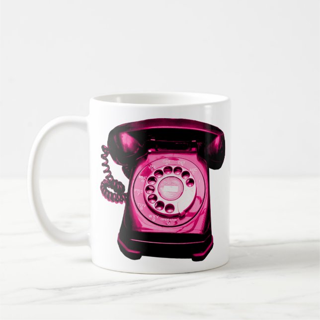 Hotline Crimson Coffee Mug (Left)