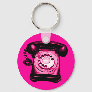 Hotline Crimson Keychain