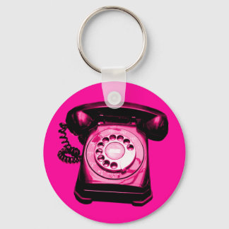 Hotline Crimson Keychain