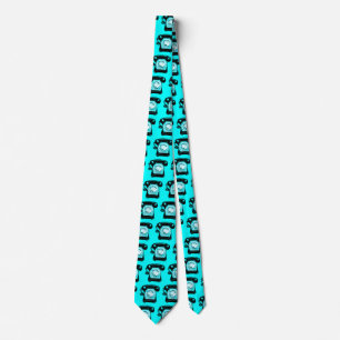 Hotline - Cyan Neck Tie