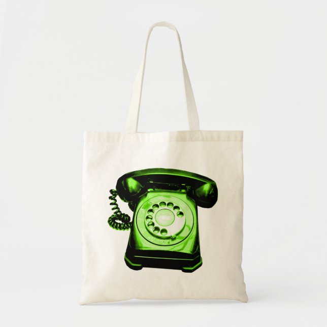 Hotline Green Tote Bag (Front)
