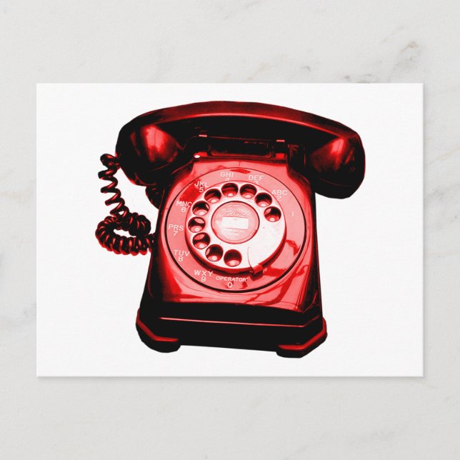 Hotline in Red Postcard (Front)