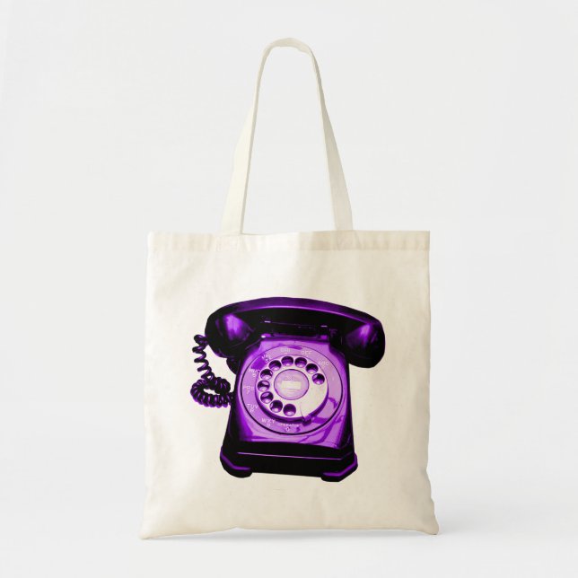Hotline Purple Tote Bag (Front)