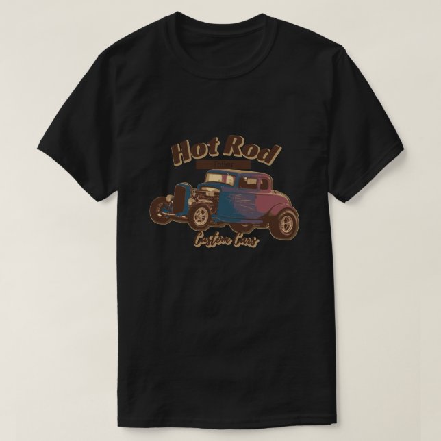 HotRod Custom cars T-Shirt (Design Front)