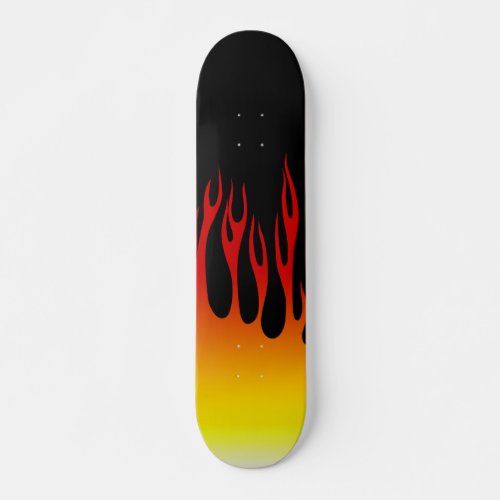 hotrod flames skateboard