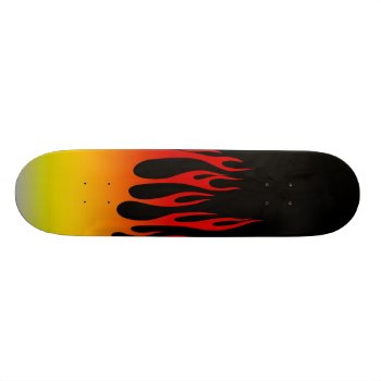 Hotrod Flames Skateboard by silvercryer2000 at Zazzle
