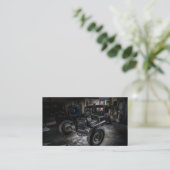 Hotrod in a Garage Business Card (Standing Front)